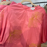 Lucy Pink Embroidery Blouse