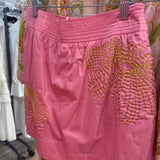 Lucy Pink Embroidery Skort