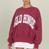 GOLD HINGE PALE MULBERRY SWEATSHIRT