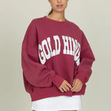 GOLD HINGE PALE MULBERRY SWEATSHIRT