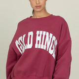 GOLD HINGE PALE MULBERRY SWEATSHIRT