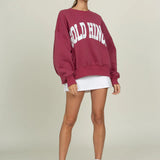 GOLD HINGE PALE MULBERRY SWEATSHIRT