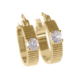 QUINN GOLD HOOPS