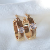 QUINN GOLD HOOPS