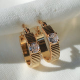 QUINN GOLD HOOPS