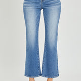 LANA MID RISE CROP FLARE JEANS