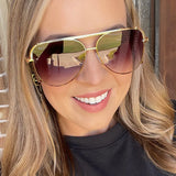 SHAY BROWN SUNGLASSES