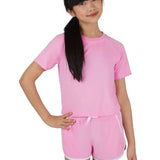 Girls Towel Terry Tee and Short Set