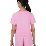 Girls Towel Terry Tee and Short Set