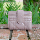 TATE CARD HOLDER WALLET || TAUPE PATENT LQ