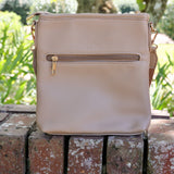 BRIGGS CROSSBODY || TAUPE