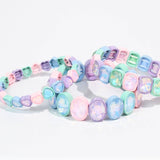 Pastel Hearts Bracelet Stack Set