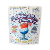 Red, White & Blue Summer Pina Colada Frozen Cocktail