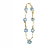 Rocco Blue Flower Accent Necklace