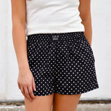 Lulu Mac Adult Polka Dot Logo Shorts