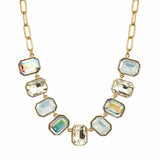 Gold Plated Gemstone Necklace