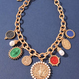 Vintage Inspired Charm Necklace