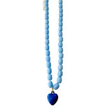 Tyler Beaded Necklace with Heart Charm