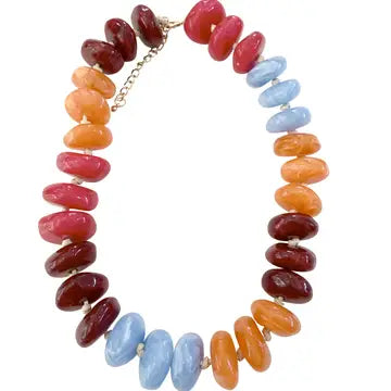 Delray Chunky Beaded Necklace