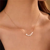 Stainless Steel Non-Tarnish Pearl Necklace