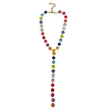 Multicolor Y Shaped Necklace