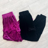 VELVET JOGGERS || 2 COLORS