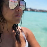 CLASSIC AVIATORS ROSE PINK SUNGLASSES