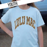 Lulu Mac Youth Leopard Chambray Tee