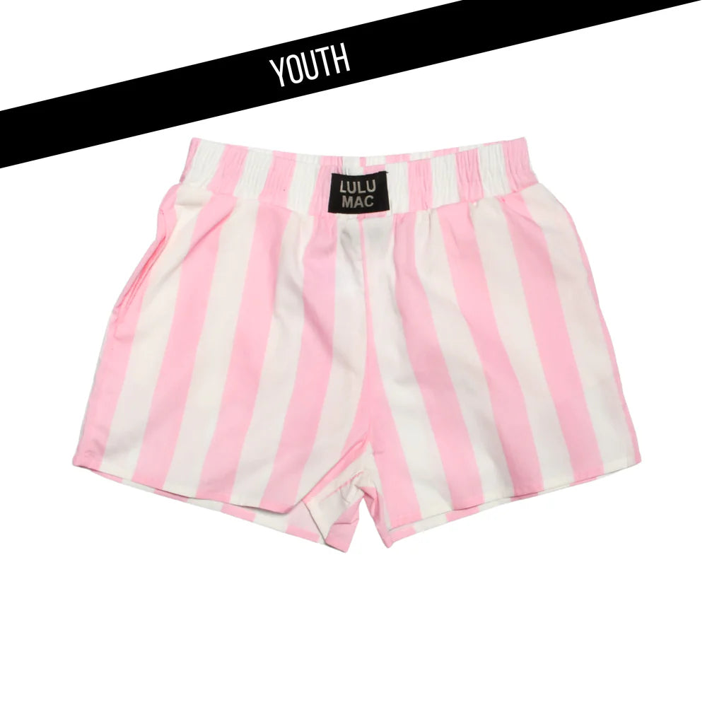 Lulu Mac Youth Striped Darby Shorts