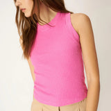 PLAYER FITTED RACERBACK RIB TANK - LOVE POTION PINK